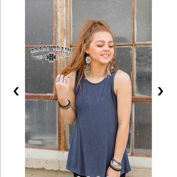 Crazy Train Tops - Go With The Flow Navy/Slate by Crazy Train